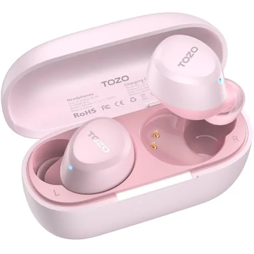 TOZO A1 Auriculares Inalámbricos Bluetooth, Ideales para oídos pequeños
