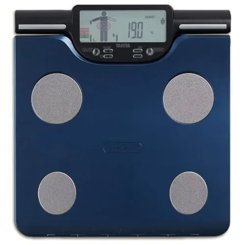 Tanita BC-602 Báscula segmental corporal grasa y músculo, LCD digital, azul