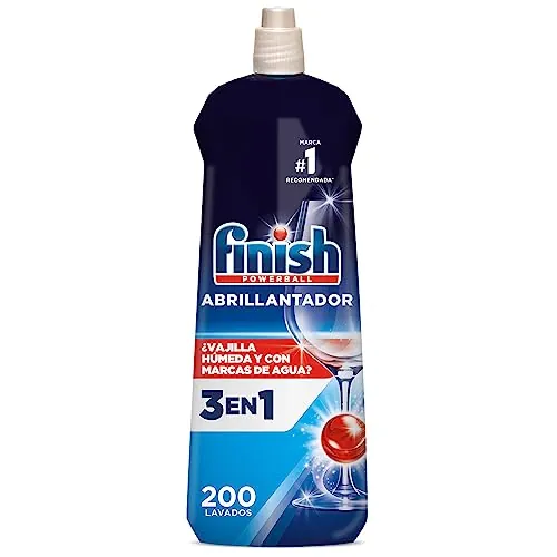 Finish Abrillantador para lavavajillas - 800ml - 200 lavados - Sin marcas
