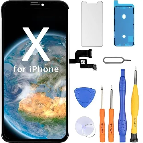 LL TRADER Pantalla para iPhone X LCD 5.8" y Kit de Reparación