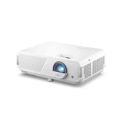ViewSonic LX720-4K Proyector Láser 4K UHD con Google TV, 3500 Lúmenes ANSI, Modo Gaming 1 ms, HDR/HLG, Zoom óptico 1,3x, Corrección trapezoidal H/V automática, Cine en casa y Gaming