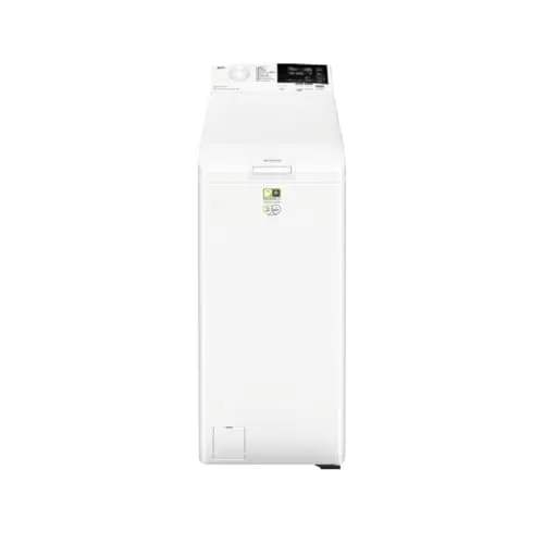 AEG LTA6G7331E, Lavadora de Carga Superior 7 Kg, 1300 rpm, Libre Instalación, Función Prosense, Soft Opening, Programa Timesave, Cajón LiquiSystem, Display LCD, Serie 6000, Blanca, Clase A