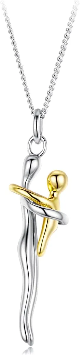 Collar de plata de ley 925 para el día de la madre para mujer