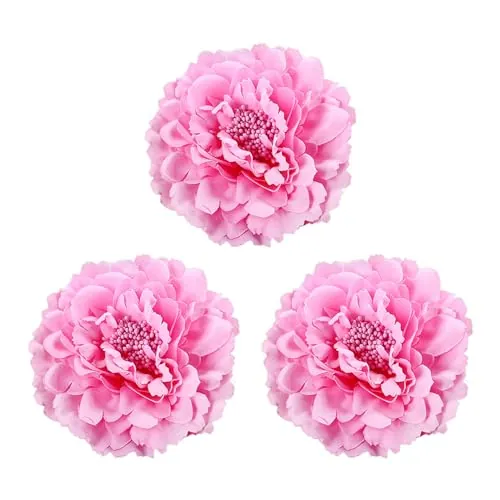 3 Piezas De Horquillas De Flores Simuladas, Accesorios Para El Cabello Boho, Elees Accesorios Para El Cabello, Decoraciones De Peinado, Accesorios De Ropa.