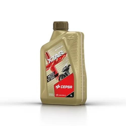 CEPSA XTAR Moto 4T 10W40 (1L) Lubricante multigrado Semi-sintético para Motos de 4T