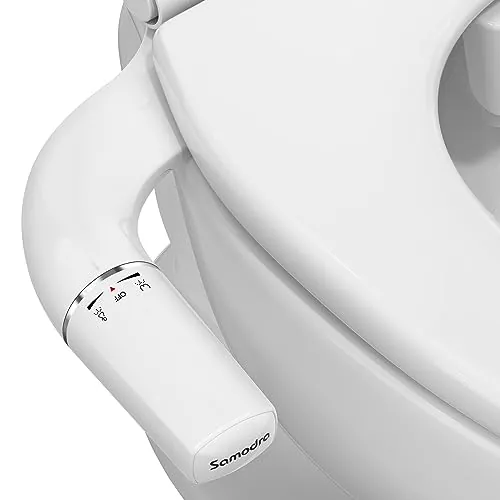 SAMODRA Bidet para WC Bidet para Inodoro No Eléctrico,Classic 7.0 Doble Boquilla, Accesorios de Completos