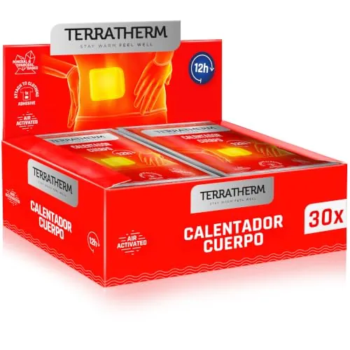 TerraTherm Parches de calor espalda cuello hombros - 12h de calor