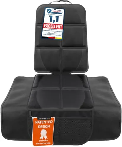 LIONSTRONG® Fundas para Sillas de Coche - Extra Grande [ISOFIX] - Negro
