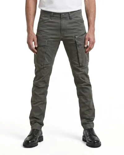 G-Star Men's Rovic Zip 3D Regular Tapered Pants, Size: 38/32, Color Gray