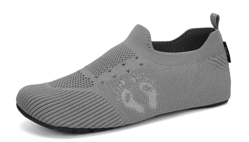 SAGUARO Zapatillas de Estar por Casa Hombre Mujer Zapatos de Casa Ligero Comodas Pantuflas Flexible Antideslizante, Gris Fósil 40/41 EU=42/43 CN