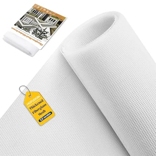 HOFUDON Tela Mosquitera Mejorada 150 x 300 cm Fibra de Vidrio