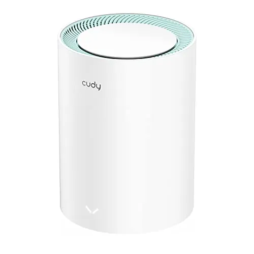 Cudy AC1200 2-Port Gigabit Wi-Fi 5 Mesh System, 80 m², M1300 1-Pack | 867+300 Mbps Dual-Band wifi 5, 2x GbE ports, seamless mesh, VPN Server & Client, Fast Roaming, App & Cloud Control
