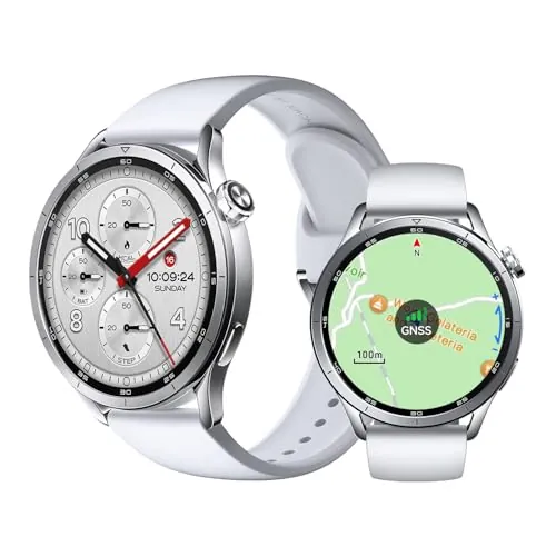 XIAOMI Watch S5 46 mm, smartwatch Hombre y Mujer, GPS, 21 días, Plata