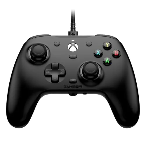 GameSir G7 HE Mando con Cable para Xbox y PC, Joysticks Efecto Hall, Negro | Licencia oficial para Xbox Series X|S, Xbox One, Windows 10|11, PC, controller de videojuegos con sticks de efecto Hall
