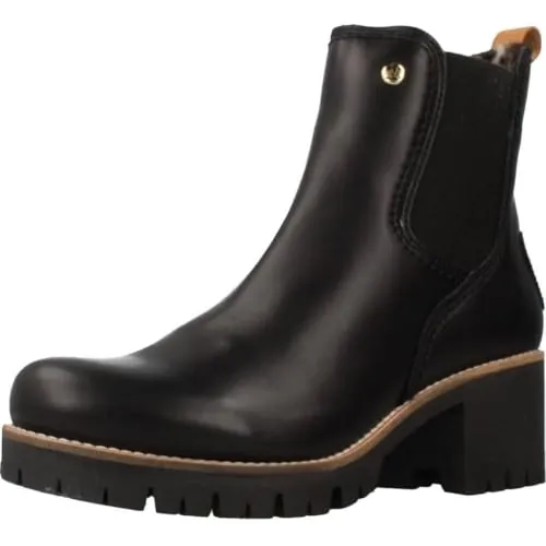 Panama Jack Botas Pia Chelsea para mujer, Negro, 38 EU