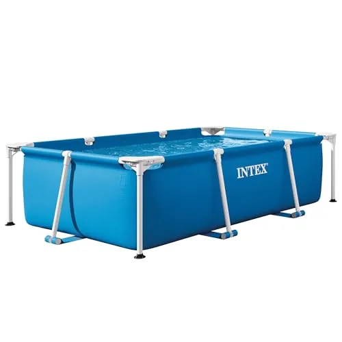 Intex 28270NP Small Frame - Piscina Desmontable, 220 x 150 x 60 cm, 1.662 litros, Color Azul