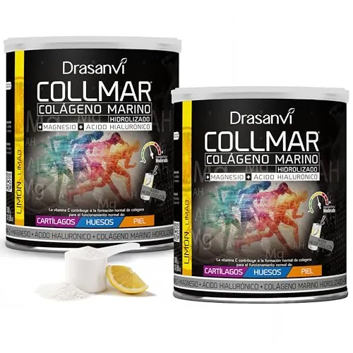 Drasanvi Colageno Marino Hidrolizado + Ácido Hialurónico+ Magnesio (PACK 2)