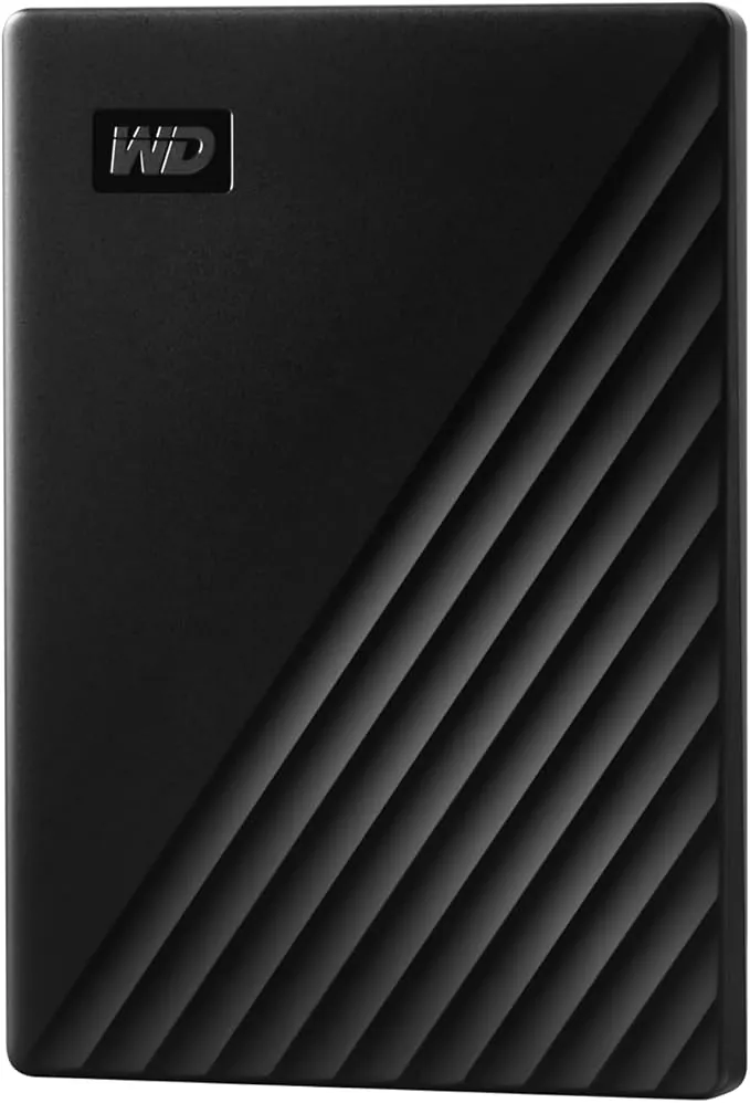 WD 5TB My Passport Disco Duro Externo Portátil, USB 3.2 Gen 1/USB 3.0, Copia de seguridad y protección con contraseña, Formateado para Windows, ChromeOS y MacOS, Negro