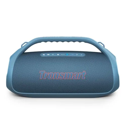 Tronsmart Bang 2 Altavoz Bluetooth Potente 90W, 26H Batería, Altavoz Grande Autoamplificado HiFi Portátil, IPX6, EQ, Speaker Parlante con Bocina y Luces RGB, para IR de Camping, a la Playa o al Campo