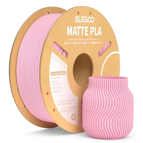 ELEGOO Filamento PLA MATE 1.75 1KG Rosa Sakura