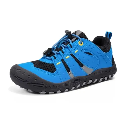 Mishansha Zapatos Senderismo Niño Zapatillas Deportivas Niña Bambas Montaña Calzado Tenis Running Trekking Negro 29