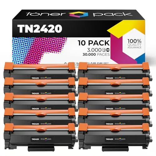 TONER PACK TN2420 Cartuchos de Tóner Compatible para Brother MFC-L2710DW