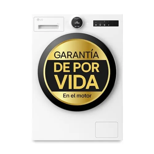 LG F4X7513TWS Lavadora Inteligente, 13 Kg, 1400rpm, Carga Frontal, 23 Programas, Autodosificación, AI Direct Drive, TurboWash 360º, 30% más eficiente que A, Serie 750, Blanca