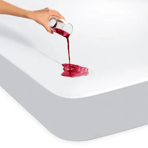 Dreamzie - Protector colchon 200x220 - Cubre Colchon Impermeable