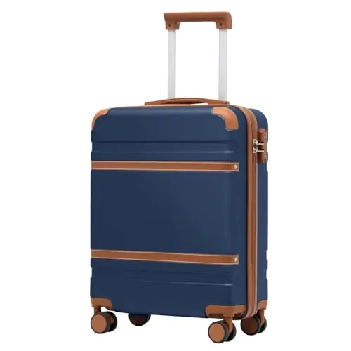 COOLIFE Maleta Cabina 55x40x20cm EasyJet Ryanair Equipajemano Rígida PC+ABS