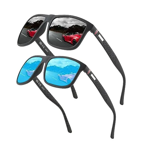 Gafas de sol polarizadas para hombres y mujeres; marcos vintage / clásicos / elegantes; objetivos de alta definición; Golf / Conducción / Pesca / Deportes al aire libre / Gafas de sol de moda