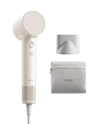 Laifen Air Secador de Pelo con Bolsa de Viaje, 280g, Té con Leche