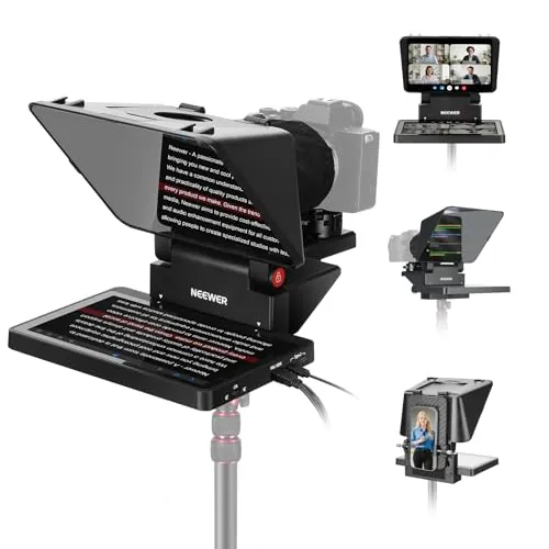 NEEWER X11 2 en 1 Teleprompter 11" con Monitor, Admite Duplicación Pantalla