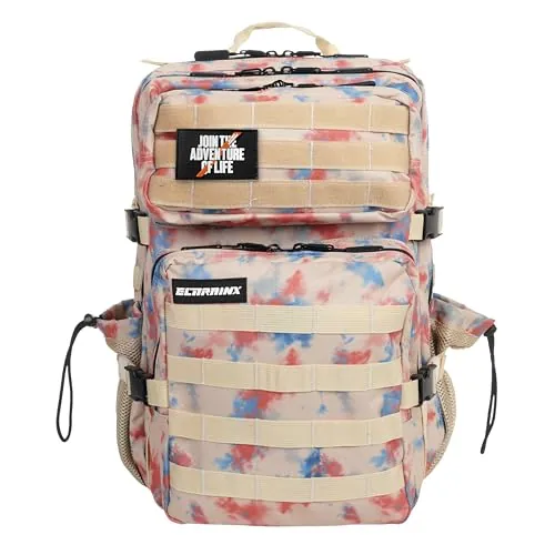 Mochila Táctica 45L – Mochila Cabina Avión, Oxford 1000D Impermeable, Compartimento Zapatillas y para Ordenador, Gimnasio, Hombre y Mujer, by ELITEX TRAINING (Novo Nebula)