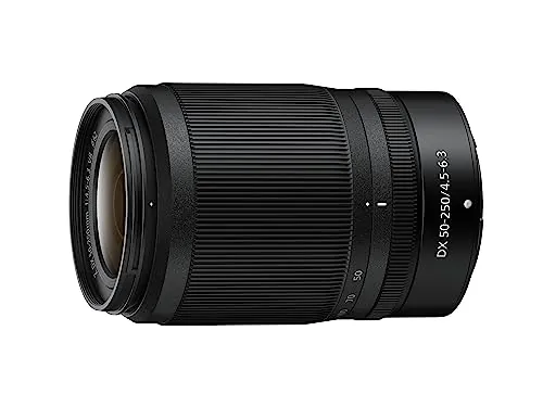 Nikon Objetivo Nikkor Z DX 50-250mm f/4.5-6.3 VR, para Nikon Serie Z, Negro