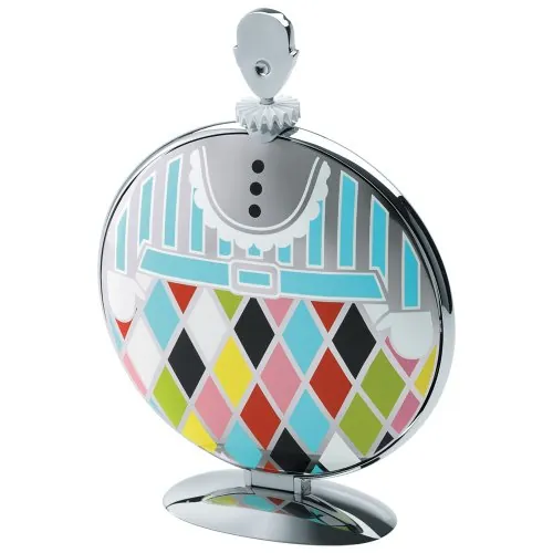 Alessi | MW08 Fatman, Soporte Plegable de Design, Acero Decorado