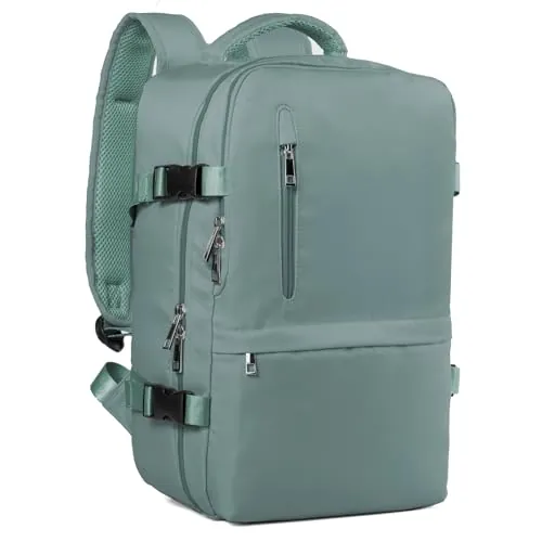 Hayayu Mochila 40x30x20, Mochilas Cabina para Ryanair 40x20x30cm Maletas De Viaje Mujer Hombre Equipaje De Mano 40x30x20 Bolsa Viaje 24l con Orificio De Carga Y Bolsillo Antirrobo
