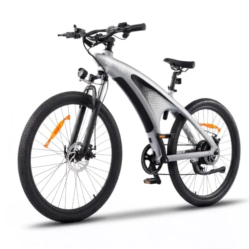 HX Q5 Shark Bicicleta Eléctrica Adulto de Montaña, 27.5" Bicicleta Eléctrica Urbana, Motor 85 NM,13-20 Ah, Autonomía 40-220 km, Suspensión Ajustable y Frenos de Disco Hidráulicos Ebike