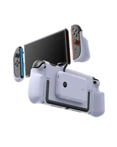 Belkin Gaming Agarres con Batería Externa 10000mAh para Switch 2 - Púrpura