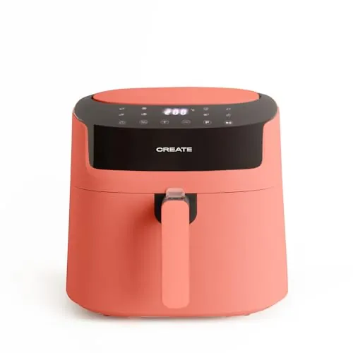 CREATE/FRYER PRO LARGE/Freidora de aire sin Aceite 6,2L Terracota / 8 programas automáticos, selector de temperatura 40-200°, 1800W