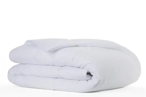 Todocama - Edredón, Relleno nórdico 3001 de Fibra antiácaros, otoño-Invierno, 300gr/m², Color Blanco (Todas Las Medidas Disponibles). (Cama 135/140/150-220x220 cm)