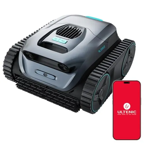 Ultenic Robot Piscina Limpiafondos y Paredes, Línea, Navegación S&N App