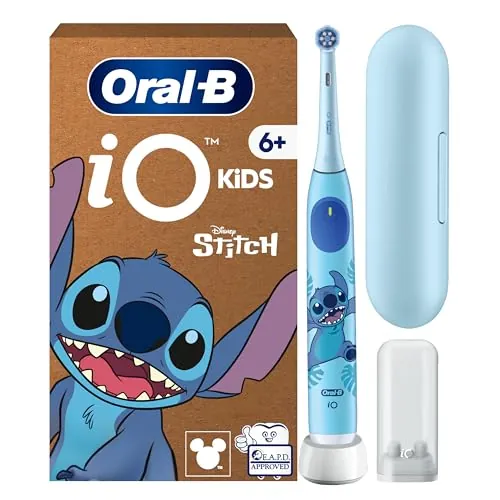 Oral-B iO Kids Disney Stitch Cepillo de Dientes Eléctrico, Niños +6 Años
