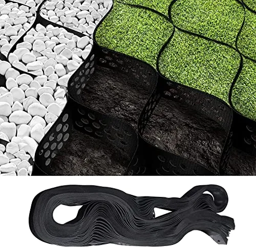 Estabilizador de Grava de 5 cm de Altura, 5 x 3 m estabilizador de Grava, Rejilla de protección para césped, Rejillas de césped