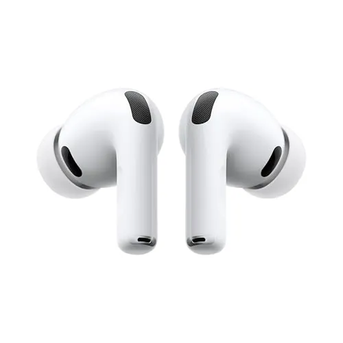 Apple AirPods Pro 3 Auriculares inalámbricos con cancelación Activa de Ruido, medición de frecuencia Cardiaca, Auriculares Bluetooth, Audio Espacial, Sonido de Alta fidelidad y Carga por USB-C