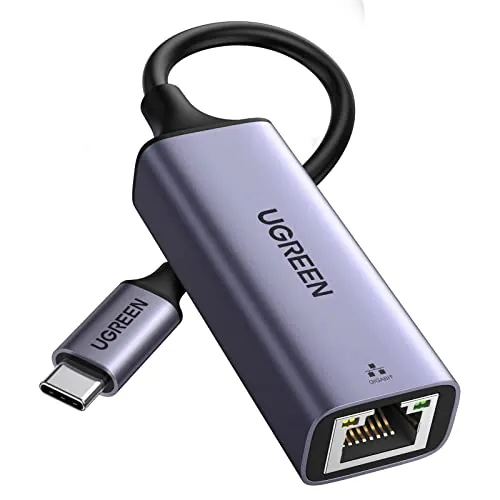 UGREEN Adaptador USB C a Ethernet RJ45 Gigabit 1000Mbps Type-C LAN