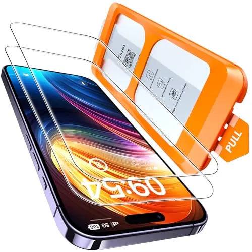 TOCOL Protector Pantalla para iPhone 14 Pro Max, Sin Burbujas