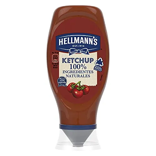 Hellmann's Salsa Kétchup Bocabajo 100% Ingredientes Naturales 468 g