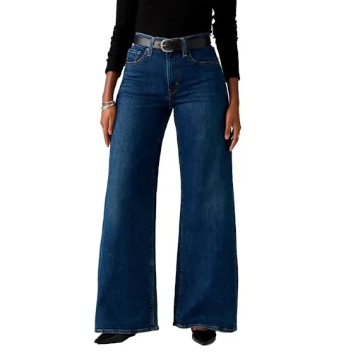 Levi'S Vaqueros para Mujer 728 HR Wide Leg, Pierna Ancha, 28W / 32L