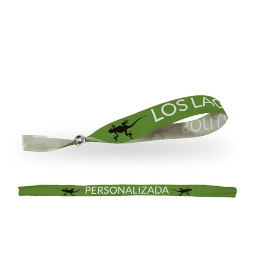 DEREGALOOS Pulseras Personalizadas con Nombre o Frase. Pulseras de Tela con Icono y Color Personalizable. Regalos Originales para Comunión Boda Fiesta. Recuerdos Únicos para Eventos