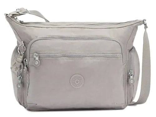 Kipling Gabbie, Bolso Bandolera para Mujer, Talla única, Grey Gris